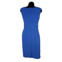 Sexy silhouette ponte cut out blue dress.