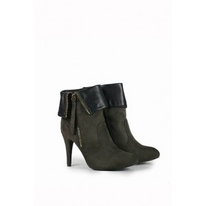 Ana Lublin elegant ankle boots with stiletto heel and cuffs