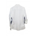 Bonavita white mens shirt with jeans wainscote