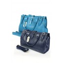 Fashion Only glamorous satchel with buckle closure.